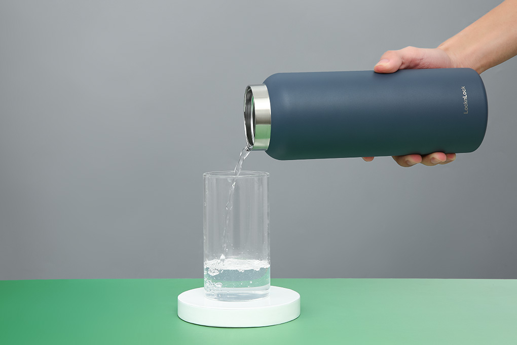 Bình giữ nhiệt inox 900 ml Lock&Lock Jumbo Tumbler LHC4300NVY Màu Xanh Navy