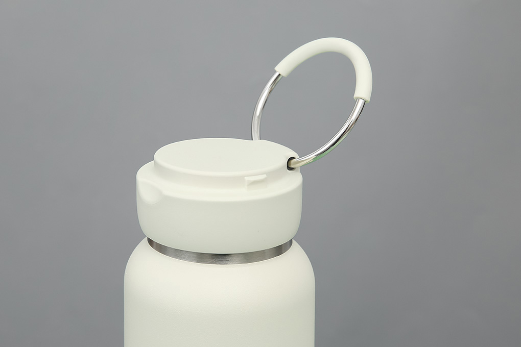 Bình giữ nhiệt inox 800 ml Lock&Lock Sling Ring Tumbler LHC4322IVY Màu Trắng