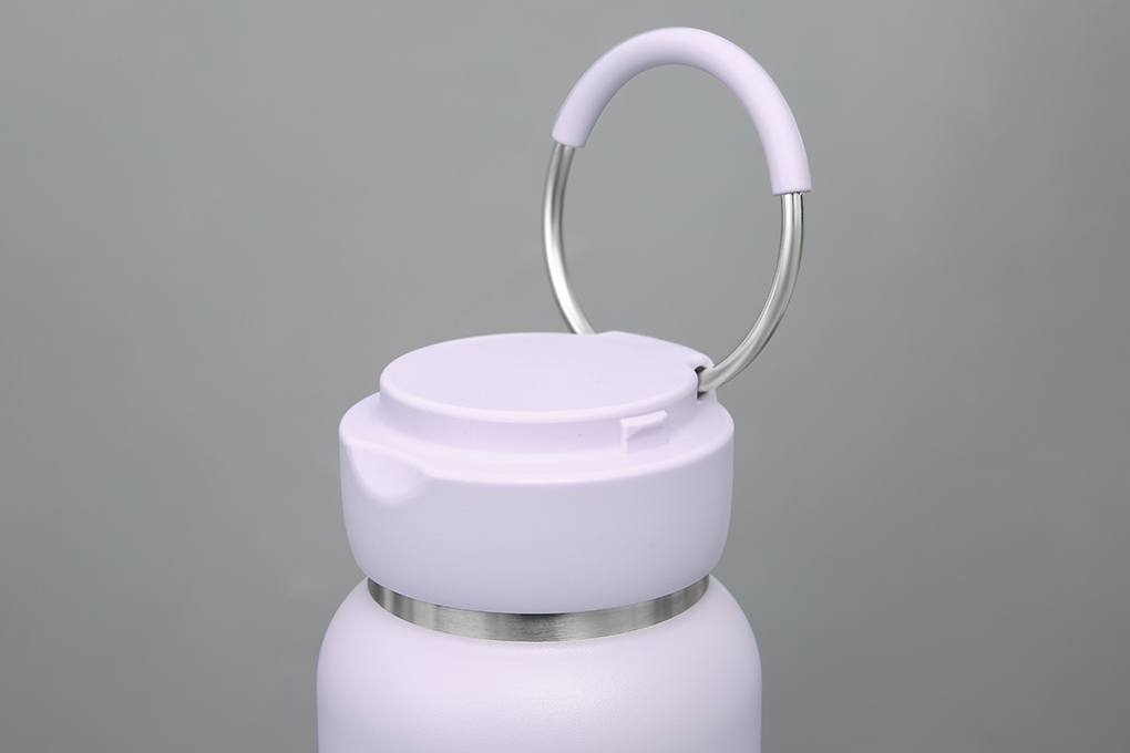 Bình giữ nhiệt inox 800 ml Lock&Lock Sling Ring Tumbler LHC4322LVOL Màu Tím