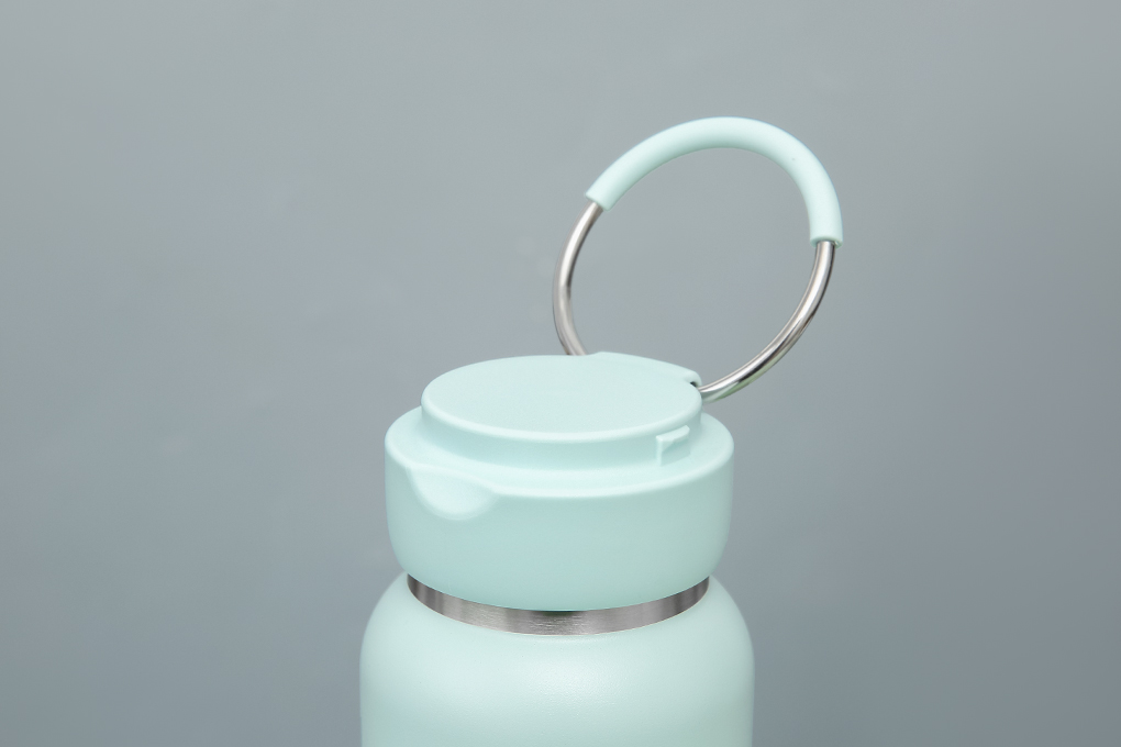 Bình giữ nhiệt inox 800 ml Lock&Lock Sling Ring Tumbler LHC4322MIT Màu Xanh Bạc Hà