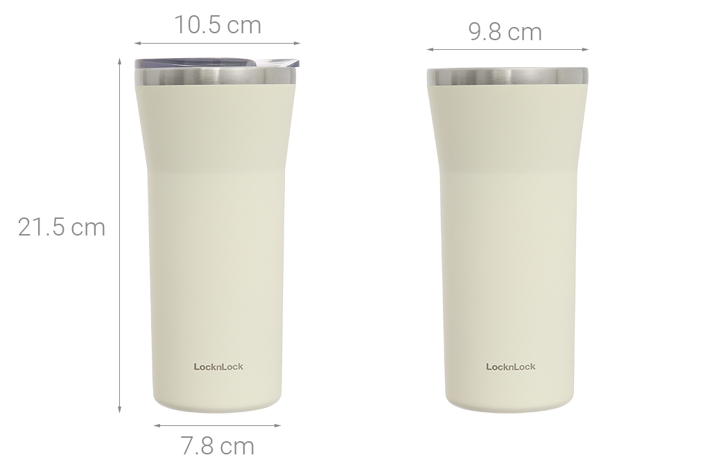 Ly giữ nhiệt inox 870 ml Lock&Lock LHC4325IVY Màu Trắng