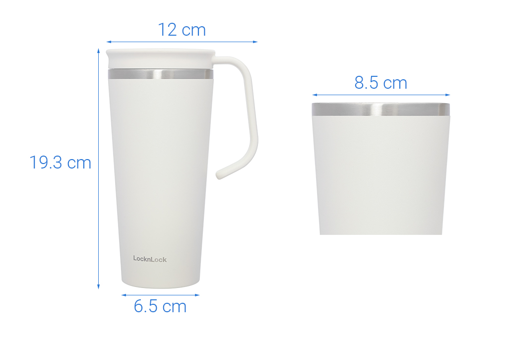 Ly giữ nhiệt inox 600 ml Lock&Lock LHC4330IVY Màu Trắng