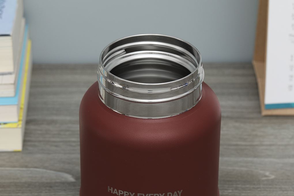 Bình đựng thức ăn giữ nhiệt Inox 680 ml Delites FH680 Đỏ Màu Đỏ