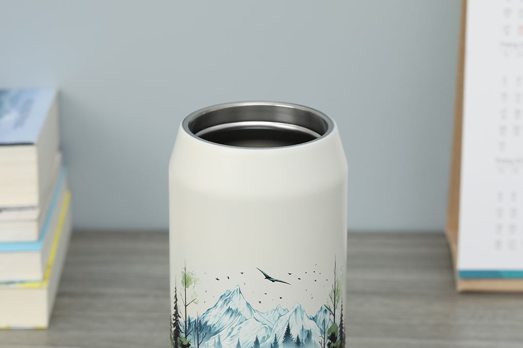 Bình giữ nhiệt Inox 500 ml Delites Y80 Trắng Màu Trắng