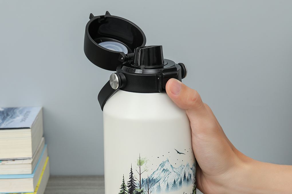 Bình giữ nhiệt Inox 750 ml Delites Y80A Trắng Màu Trắng