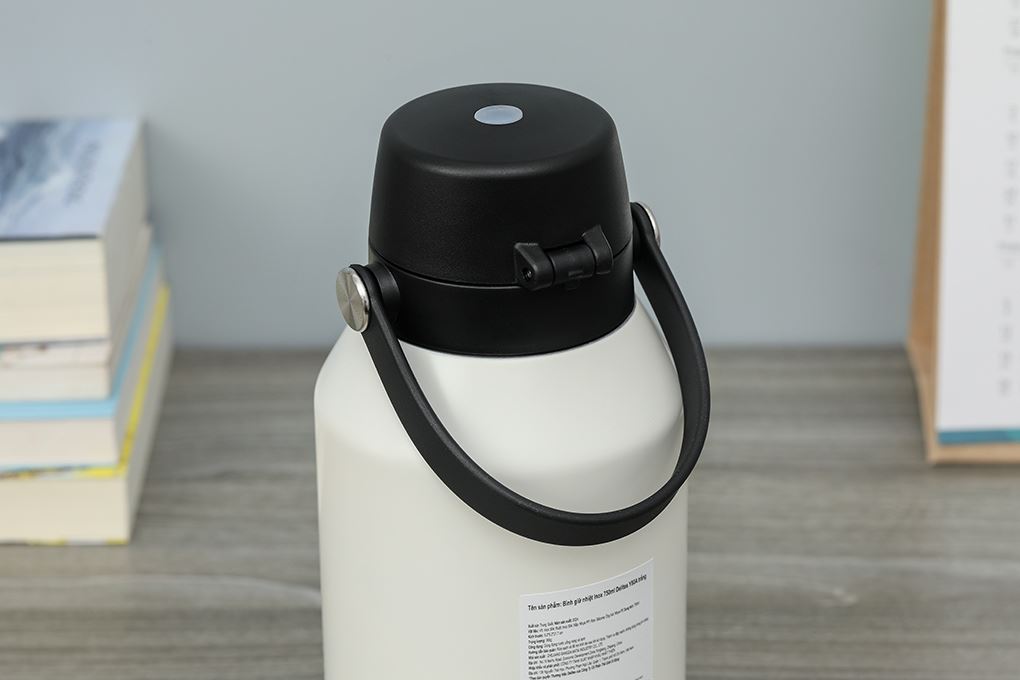 Bình giữ nhiệt Inox 750 ml Delites Y80A Trắng Màu Trắng