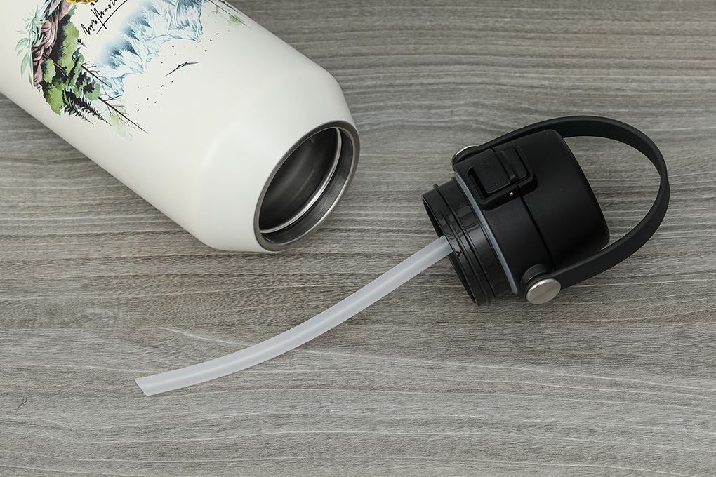 Bình giữ nhiệt Inox 750 ml Delites Y80A Trắng Màu Trắng