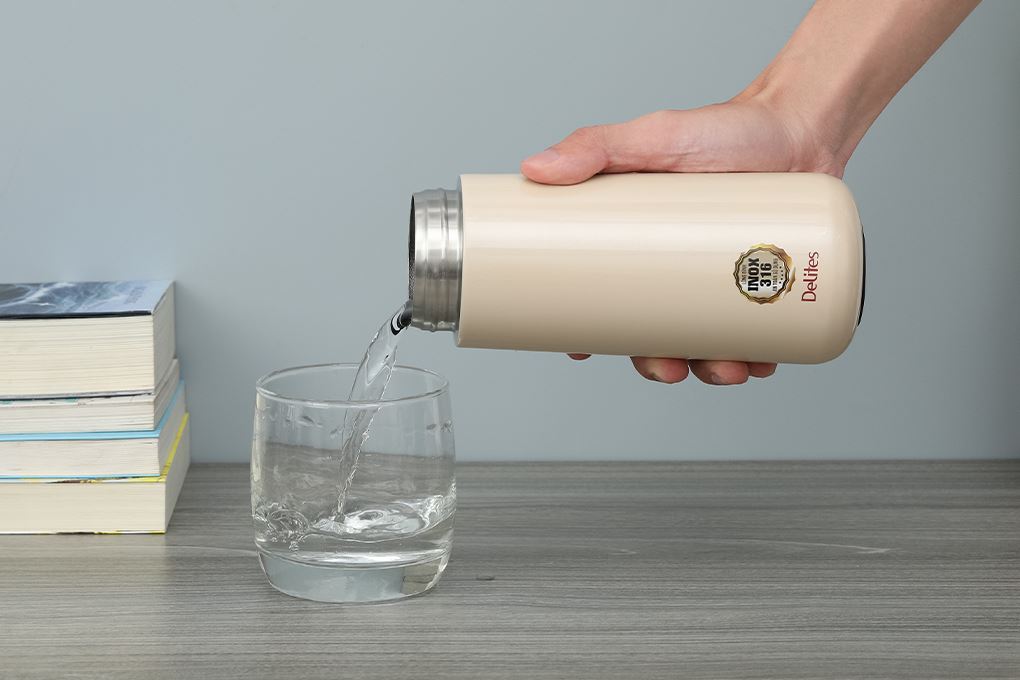 Bình giữ nhiệt Inox 550 ml Delites A209 Nâu - 11