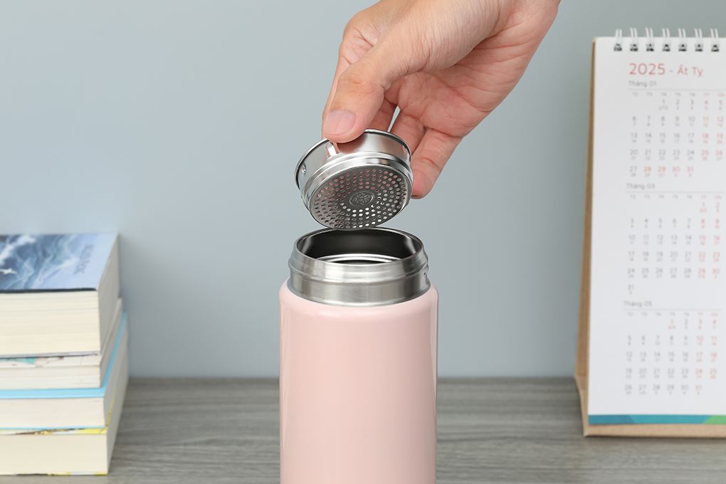 Bình giữ nhiệt Inox 500 ml Delites XB-24124 Hồng Màu Hồng