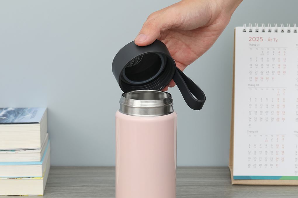 Bình giữ nhiệt Inox 500 ml Delites XB-24124 Hồng Màu Hồng