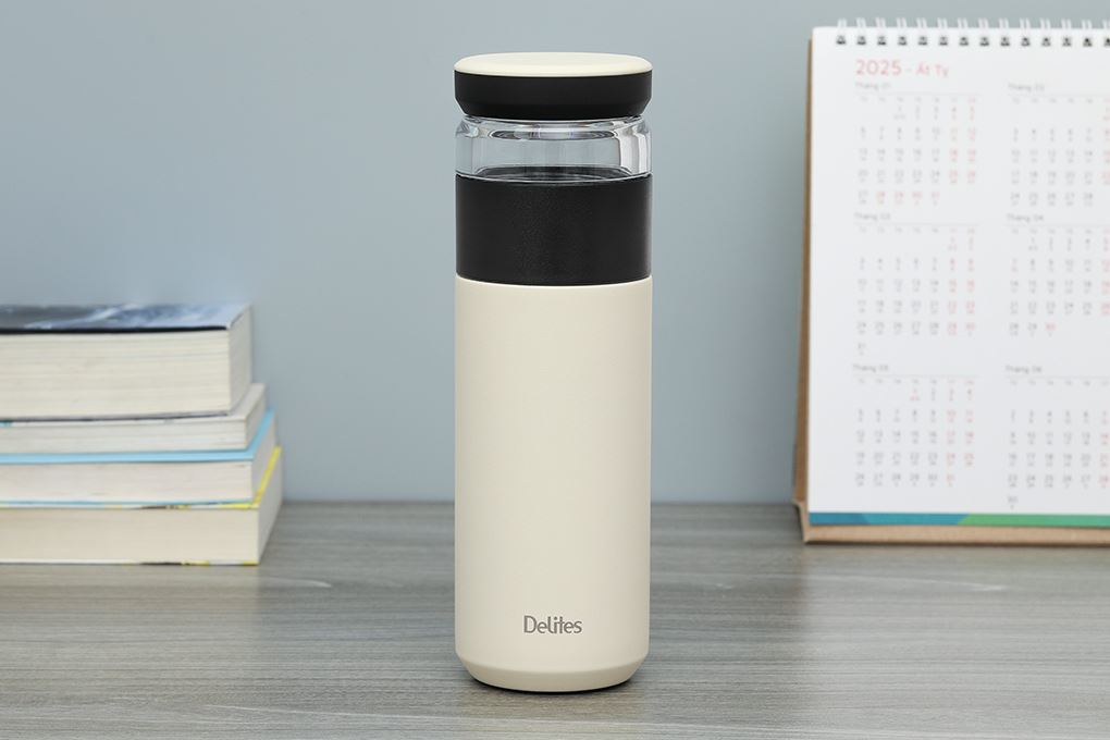 Bình giữ nhiệt Inox 520 ml Delites XB-24135 Be Màu Màu be
