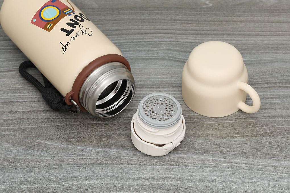 Bình giữ nhiệt Inox 450 ml Delites XB-24138 Nâu Màu Nâu