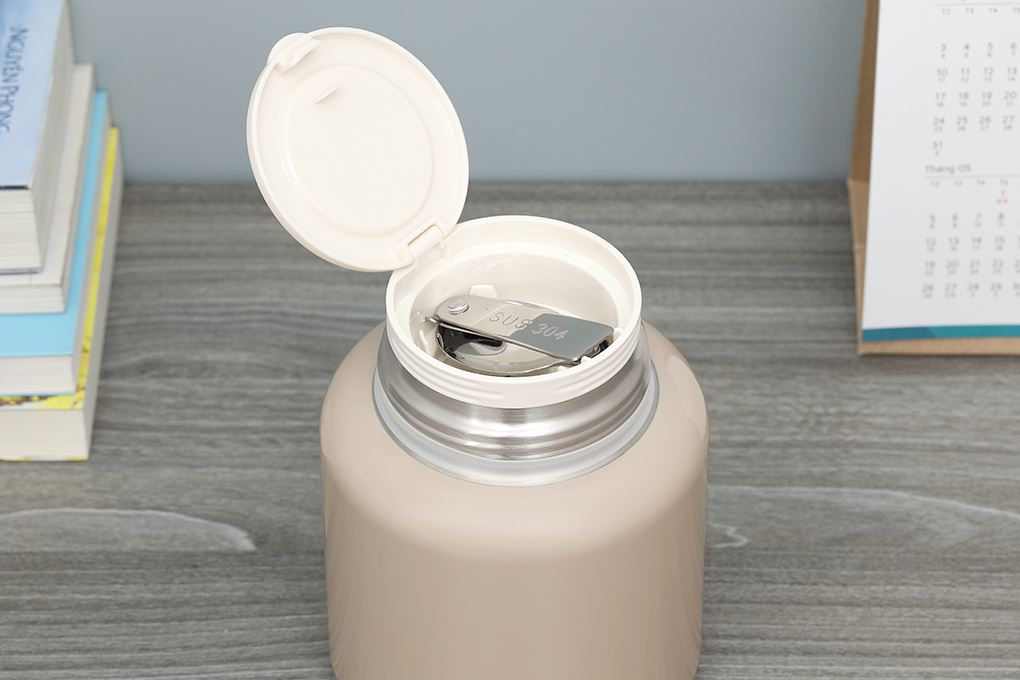 Bình đựng thức ăn giữ nhiệt Inox 800 ml Delites XB-24170 Nâu Màu Nâu
