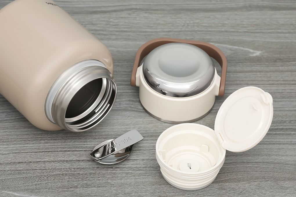 Bình đựng thức ăn giữ nhiệt Inox 800 ml Delites XB-24170 Nâu Màu Nâu