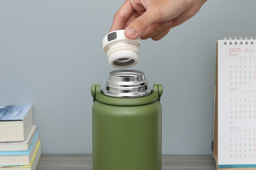 Bình giữ nhiệt Inox 900 ml Delites XB-22132 Xanh lá Màu Xanh lá