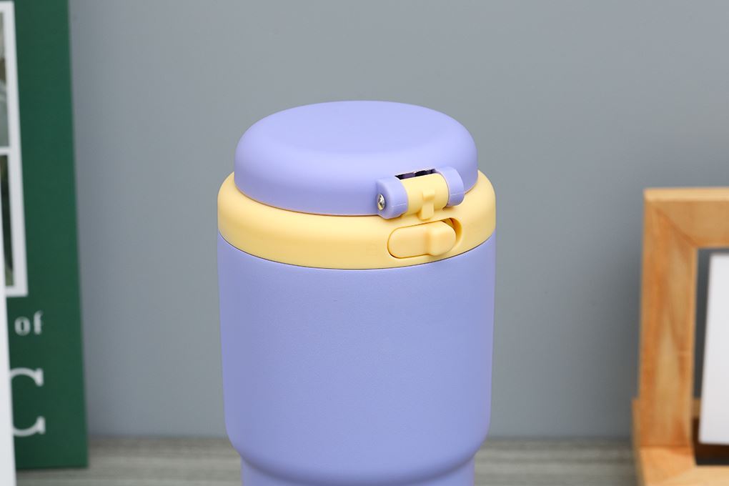 Ly giữ nhiệt inox 480 ml Lock&Lock Daily Macaron Tumbler LHC3292GRP Màu Tím