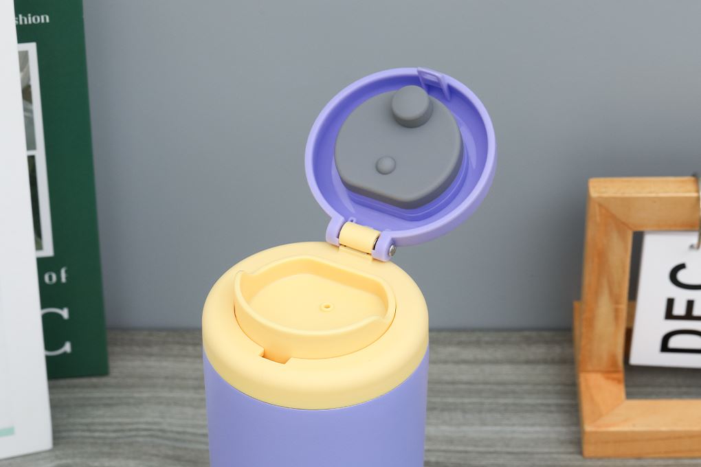 Ly giữ nhiệt inox 480 ml Lock&Lock Daily Macaron Tumbler LHC3292GRP Màu Tím