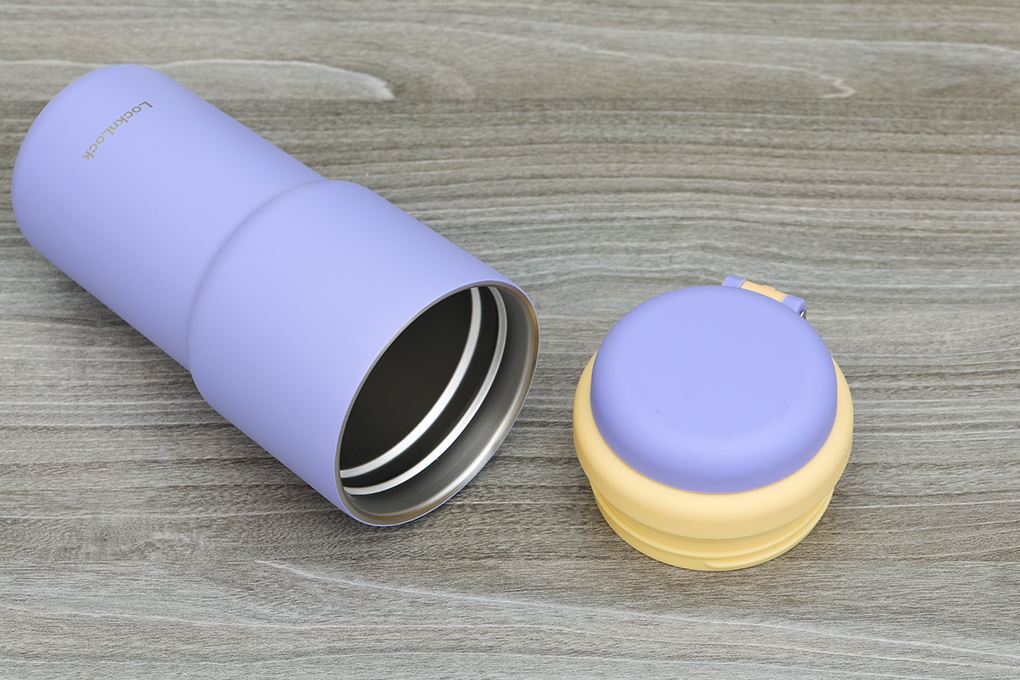 Ly giữ nhiệt inox 480 ml Lock&Lock Daily Macaron Tumbler LHC3292GRP Màu Tím