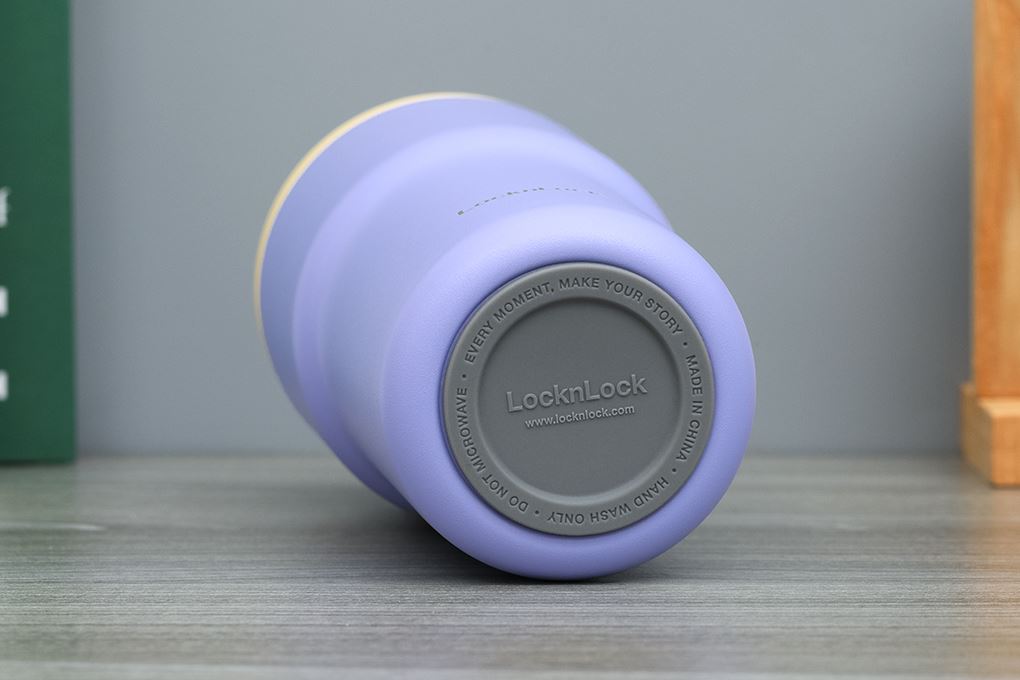 Ly giữ nhiệt inox 480 ml Lock&Lock Daily Macaron Tumbler LHC3292GRP Màu Tím