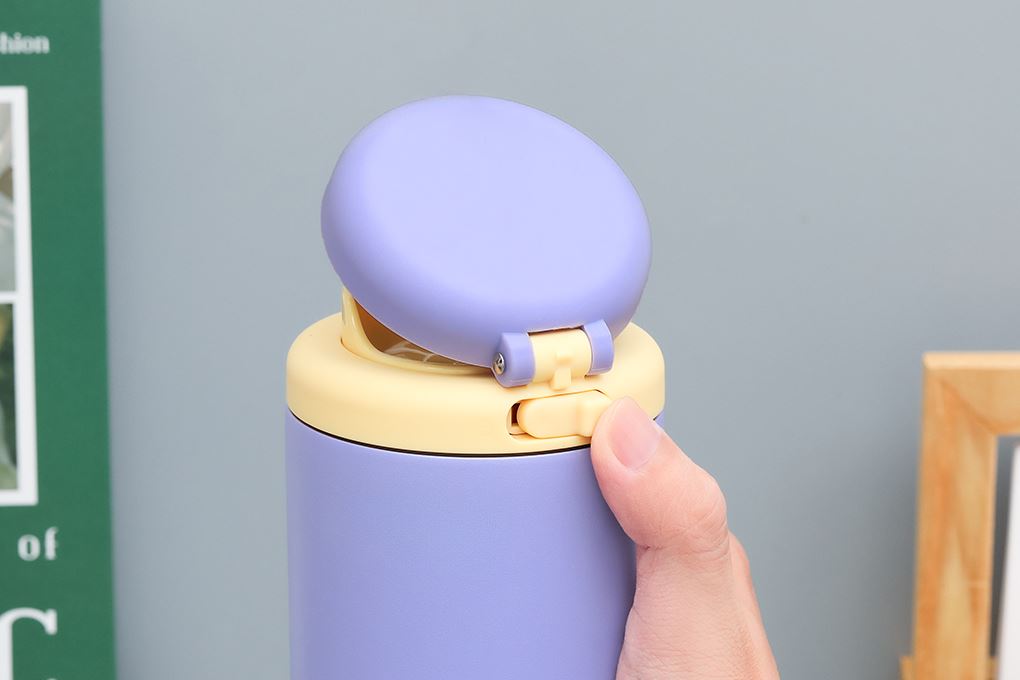 Ly giữ nhiệt inox 480 ml Lock&Lock Daily Macaron Tumbler LHC3292GRP Màu Tím