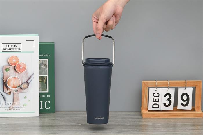 Ly giữ nhiệt inox 540 ml Lock&Lock Bucket Tumbler LHC4269NVY Màu Xanh Navy