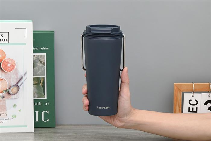 Ly giữ nhiệt inox 540 ml Lock&Lock Bucket Tumbler LHC4269NVY Màu Xanh Navy