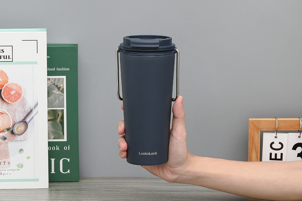 Ly giữ nhiệt inox 540 ml Lock&Lock Bucket Tumbler LHC4269NVY Màu Xanh Navy
