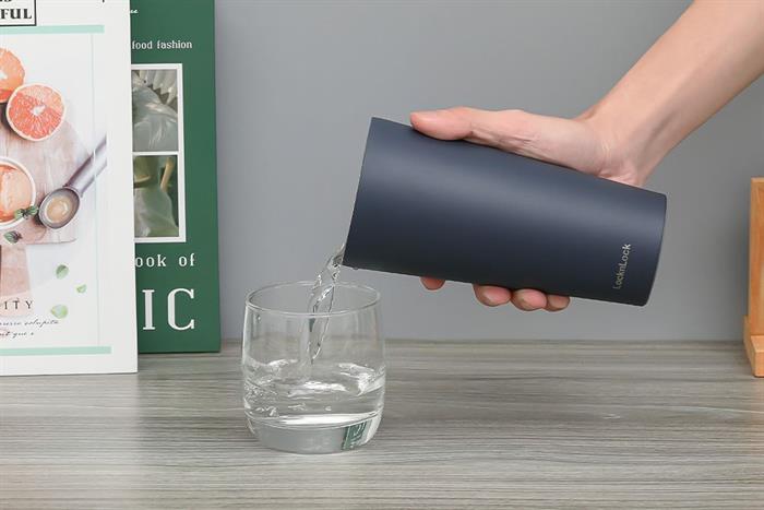 Ly giữ nhiệt inox 540 ml Lock&Lock Bucket Tumbler LHC4269NVY Màu Xanh Navy