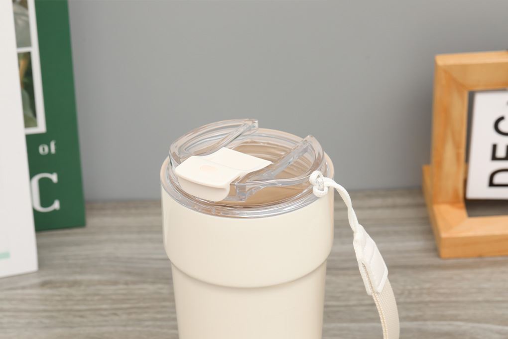 Ly giữ nhiệt inox 500 ml Lock&Lock Metro Cafe Tumbler LHC4357IVY Màu Trắng