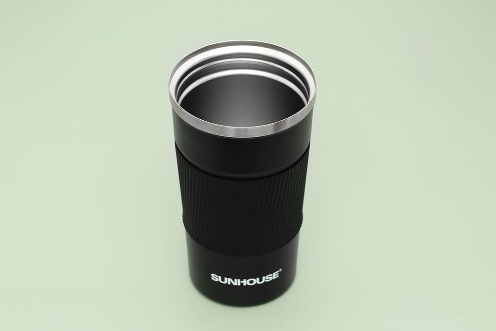 Ly giữ nhiệt inox 500 ml Sunhouse Snappy KS-TU500SB Màu Đen