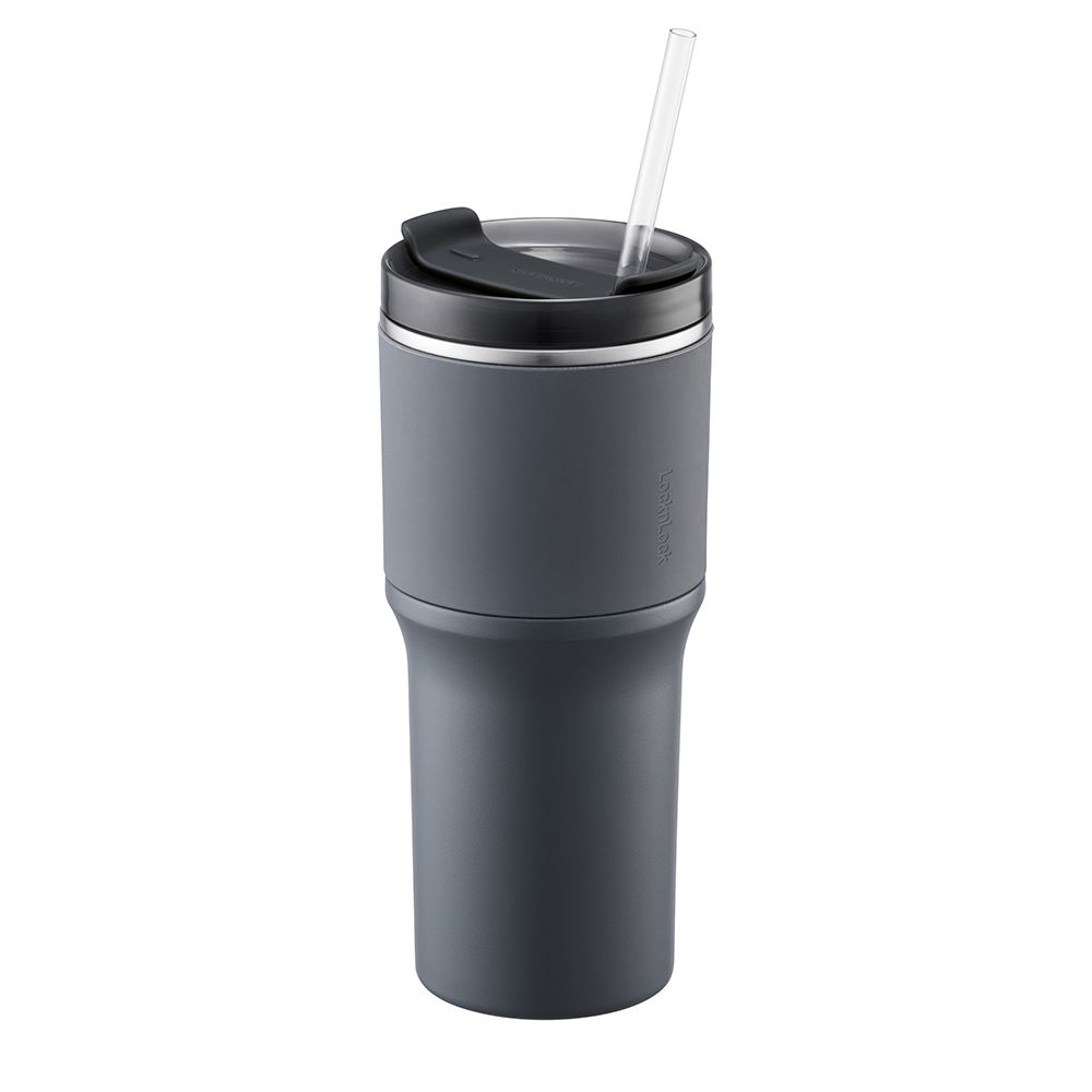 Bình giữ nhiệt inox 650 ml Metro Drive Lock&Lock LHC4277SGRY Màu Xám