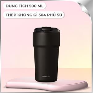 Bình giữ nhiệt nóng lạnh Inox 500 ml Lock&Lock LHC4357BLK