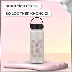 img Bình giữ nhiệt inox 897 ml Riga Tumbler Vietnam Edition Lock&Lock LHC4160BEG