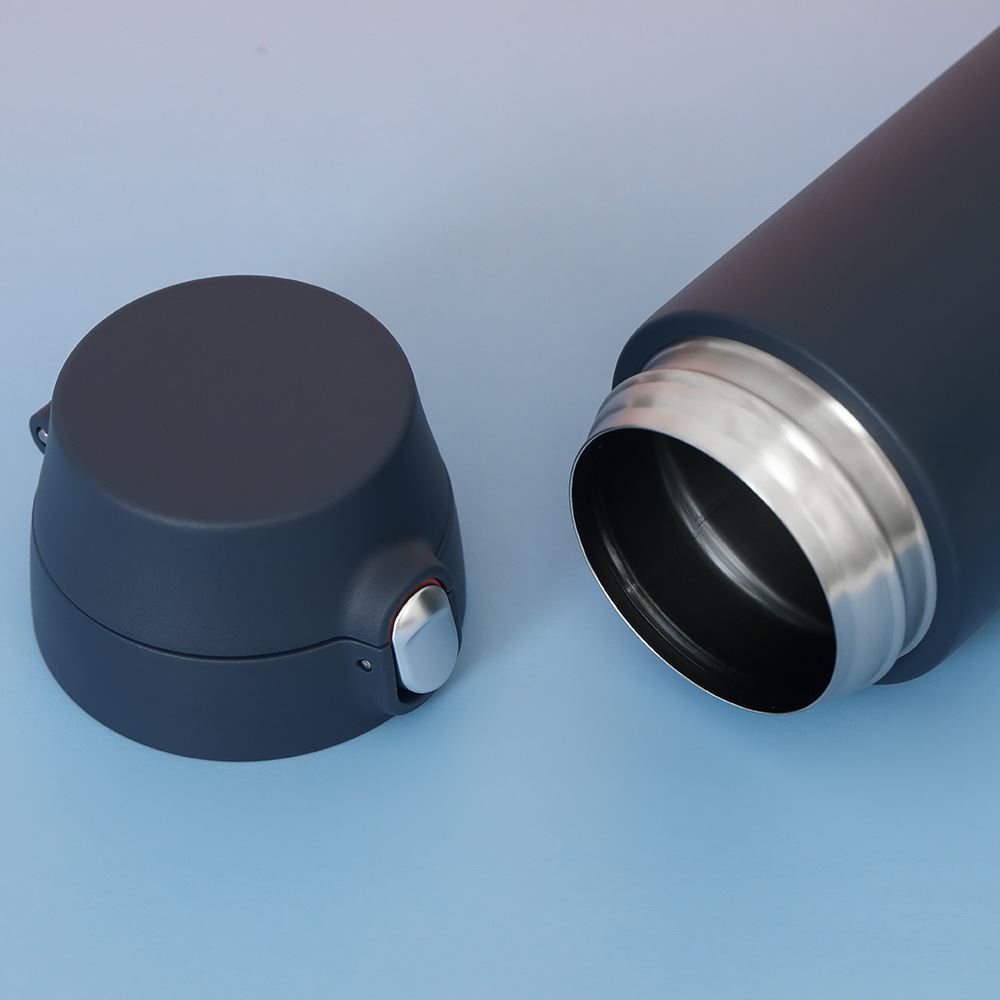 Bình giữ nhiệt inox 500 ml Featherlight One-touch Tumbler Lock&Lock LHC3257NVY Màu Xanh Navy