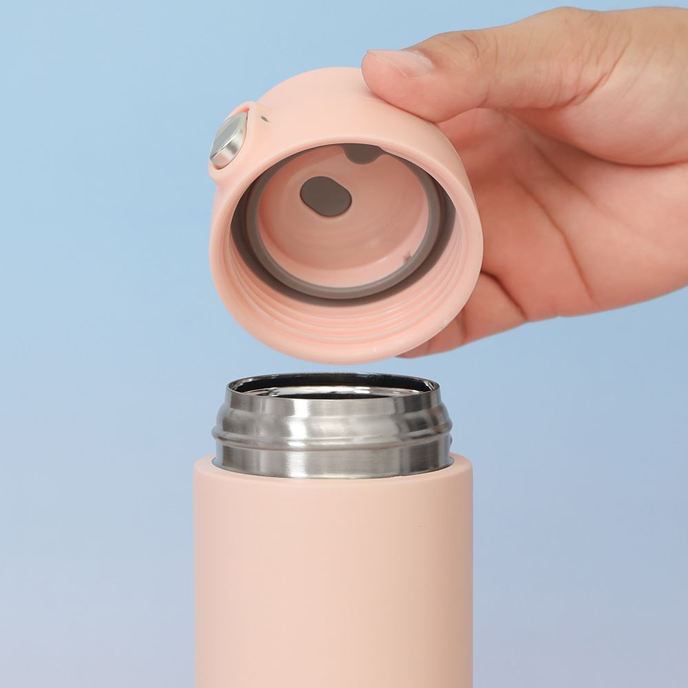 Bình giữ nhiệt inox 500 ml Featherlight One-touch Tumbler Lock&Lock LHC3257PIK Màu Hồng