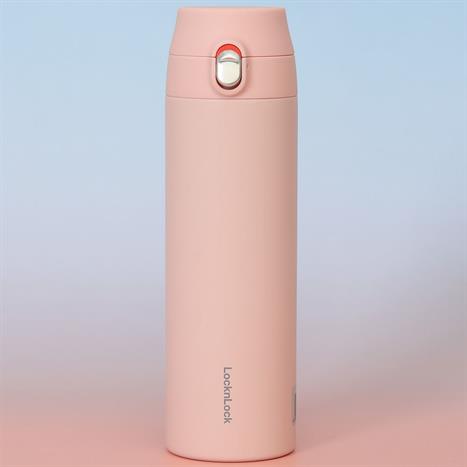 Bình giữ nhiệt inox 500 ml Featherlight One-touch Tumbler Lock&Lock LHC3257PIK