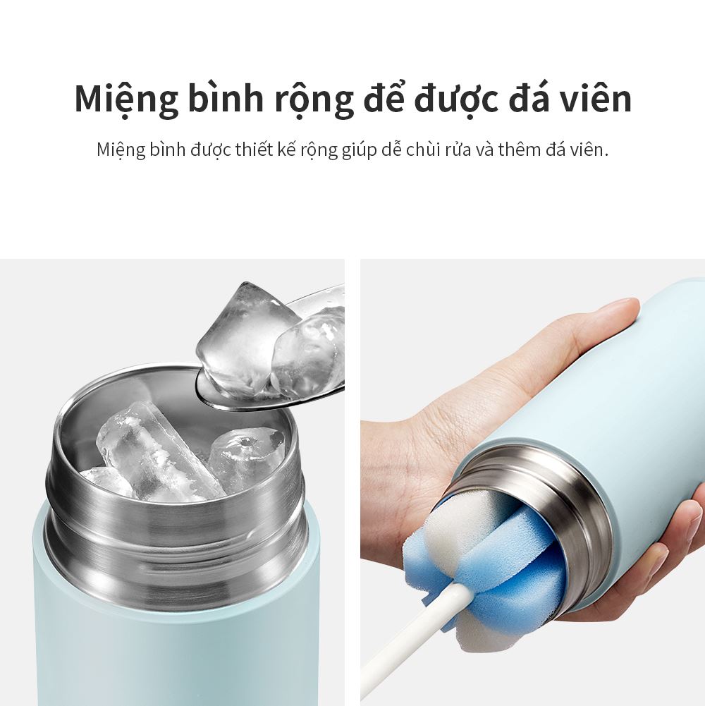 Bình giữ nhiệt inox 490 ml Belt Bottle Lock&Lock LHC4267PIK