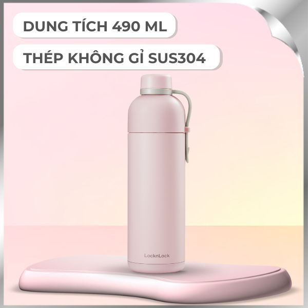 Bình giữ nhiệt inox 490 ml Belt Bottle Lock