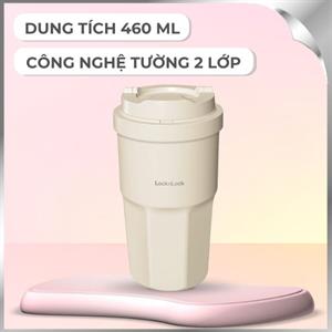 Bình giữ nhiệt nóng lạnh Inox 460 ml Lock&Lock LHC3329BEG