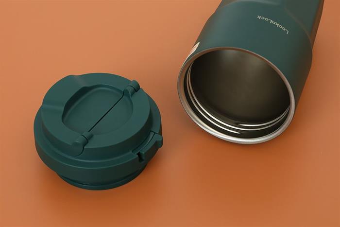 Bình giữ nhiệt inox 460 ml Vacuum Coffee Tumbler Lock&Lock LHC3329DGRN Màu Xanh lá đậm