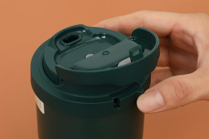 Bình giữ nhiệt inox 460 ml Vacuum Coffee Tumbler Lock&Lock LHC3329DGRN Màu Xanh lá đậm