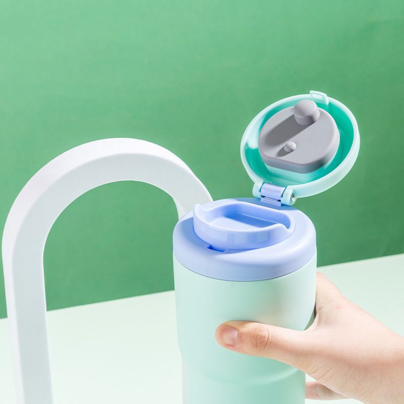 Bình giữ nhiệt inox 480 ml Daily Macaron Tumbler Lock&Lock LHC3292GRN Màu Xanh lá
