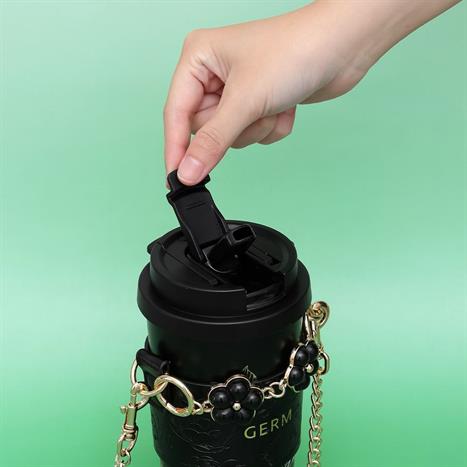 Ly giữ nhiệt inox 500 ml Hoa Sơn Trà GERM GE-23AW-B77 Màu Đen