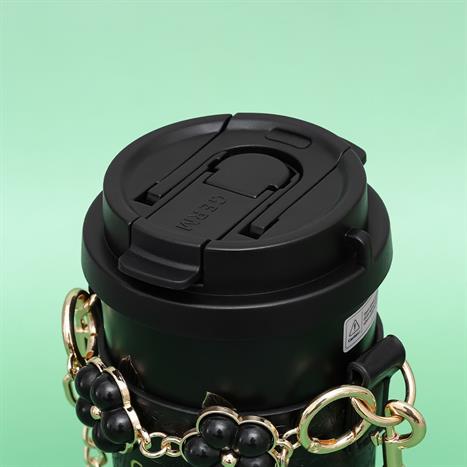 Ly giữ nhiệt inox 500 ml Hoa Sơn Trà GERM GE-23AW-B77 Màu Đen