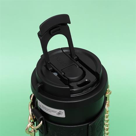 Ly giữ nhiệt inox 500 ml Hoa Sơn Trà GERM GE-23AW-B77 Màu Đen