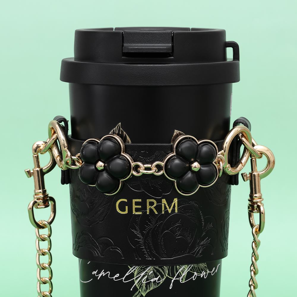 Ly giữ nhiệt inox 500 ml Hoa Sơn Trà GERM GE-23AW-B77 Màu Đen