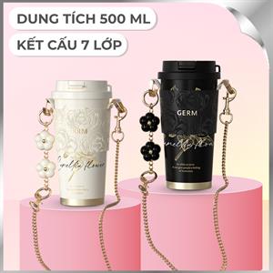 Ly giữ nhiệt inox 500 ml Hoa Sơn Trà GERM GE-23AW-B77