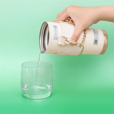 Ly giữ nhiệt inox 500 ml Hoa Sơn Trà GERM GE-23AW-B77 Màu Trắng