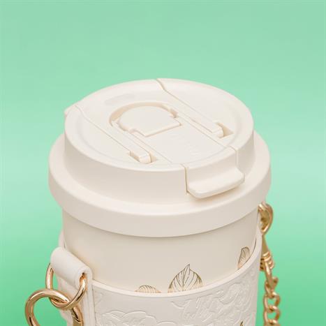 Ly giữ nhiệt inox 500 ml Hoa Sơn Trà GERM GE-23AW-B77 Màu Trắng