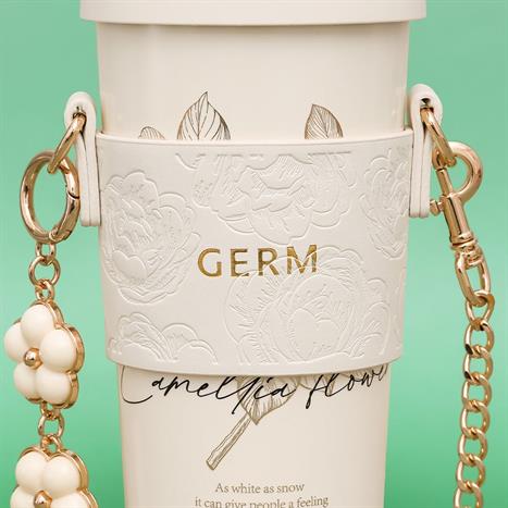 Ly giữ nhiệt inox 500 ml Hoa Sơn Trà GERM GE-23AW-B77 Màu Trắng